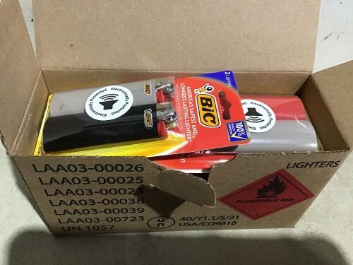 Lot of (12) Bic Classic Lighters, 2 Pack  - Lot 313