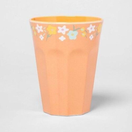 Case of (12) Spritz Melamine Spring Floral Cup 12oz  - Lot 458