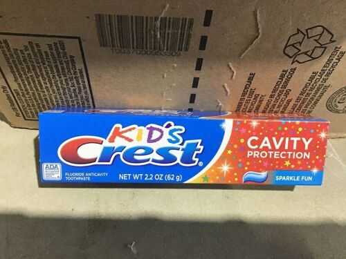 Case of (24) Crest Kid's Cavity Protection Toothpaste, Sparkle Fun  - Lot 452