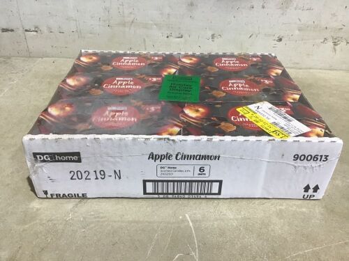Case of (12) Apple Cinnamon Scented Candles - Lot 641