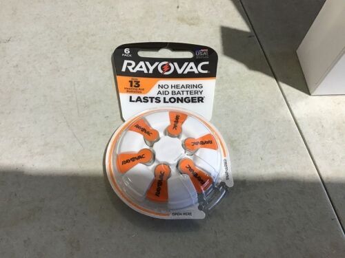 Case of (24) Rayovac Hearing Aid Batteries Size 13 - Lot 814
