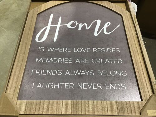 Case of (4) Home Wall Plaques  - Lot 834