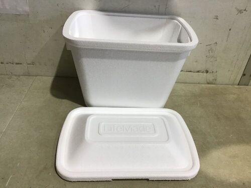 Case of (12) 28qt Styrofoam Coolers  - Lot 165