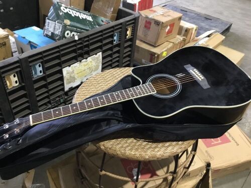 Full Size Beginner Acoustic Guitar - 41in  - Lot 181