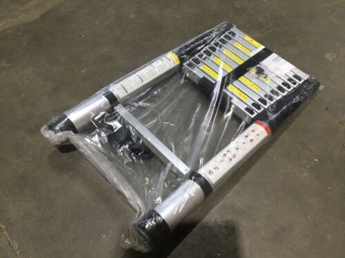 12.5ft Aluminium Retractable Multipurpose Telescopic Ladder - Lot 271