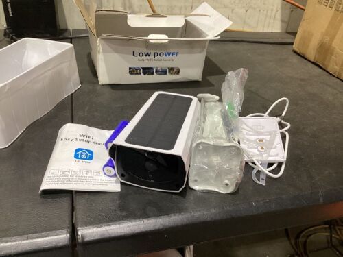 Low Power Solar Wifi Bullet Camera  - Lot 528