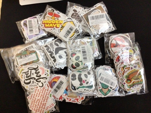 Bundle of Misc Sticker Packs - Lot 318