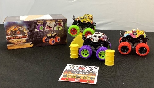 Small Toy Monster Truck Set - Lot 300