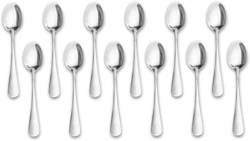 Espresso Spoons, Stainless Steel, 12 cnt - Lot 448