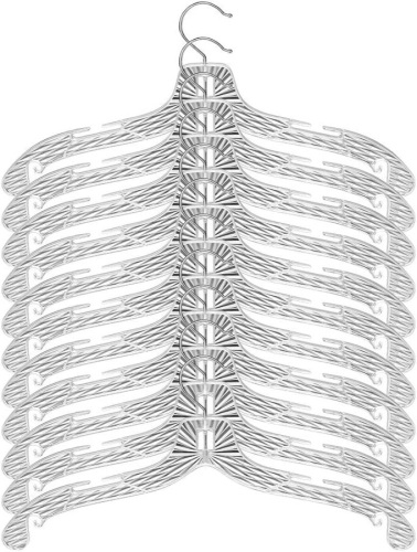 Set of (20) Clear Plastic Hangers - Lot 477