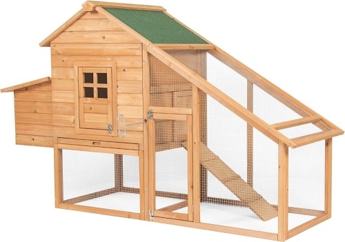 75in Wooden Chicken Coop Nest Box Hen House - Lot 80