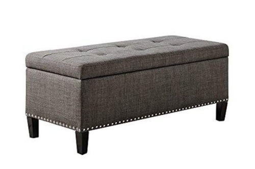Shandra II Tufted Top Storage Bench - Lot 135
