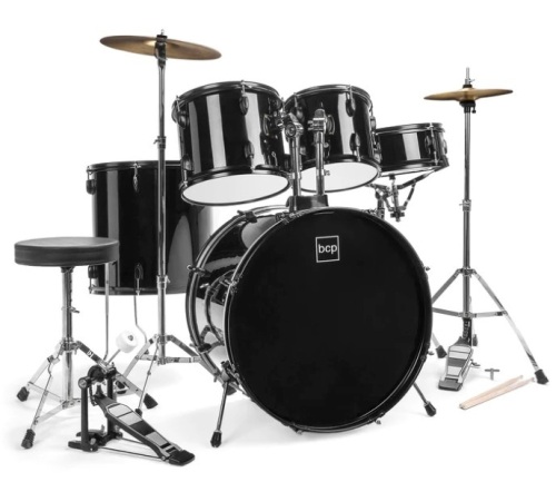 5-Piece Full Size Drum Set For Adults - Lot 56