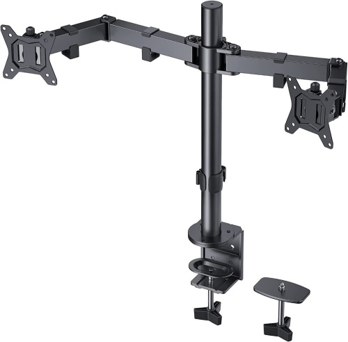 Irongear Dual Monitor Stand for 17-32 inch Screens - Lot 408