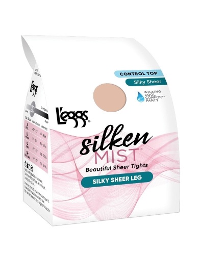 Box of Leggs Silken Mist Pantyhose, B, Nude, Unknown Count - Lot 399