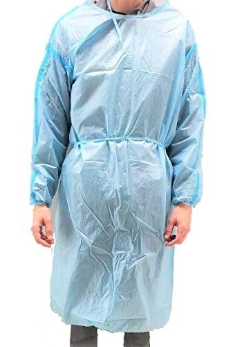 Set of (100) Disposable Isolation Gown, L - Lot 329