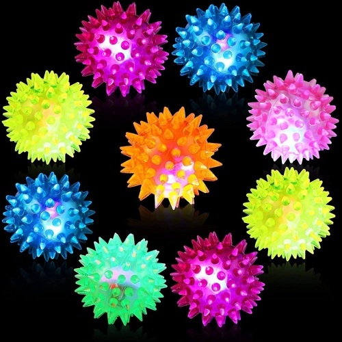 36pk Light Up Spiky Bouncy Balls - Lot 441