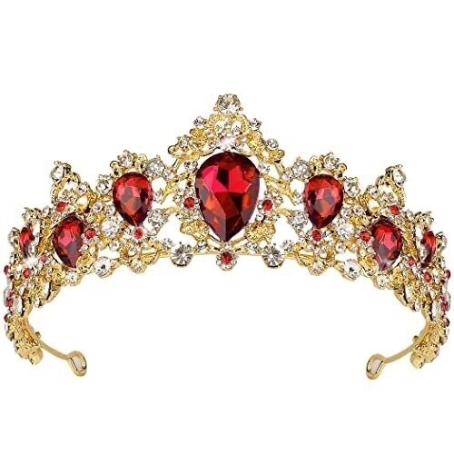 Didder Baroque Vintage Rhinestone Tiara - Lot 45