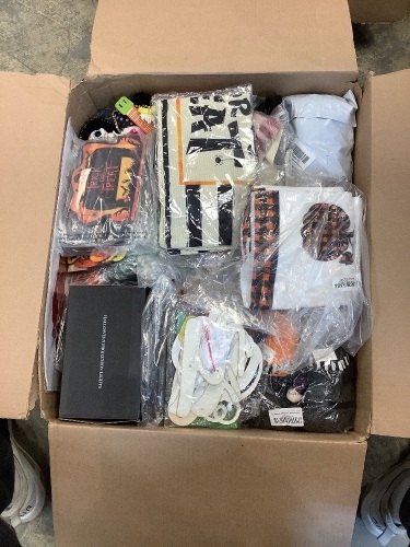 Large Box of Misc Halloween Party Supplies & Decor - Lot 66