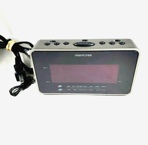 Lot of (12) Memorex AM/FM Radio Clock - Lot 92