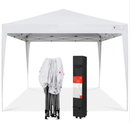 Outdoor Portable Pop Up Canopy Tent w/ Carrying Case, 10x10ft - Lot 132
