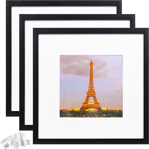 Set of (3) 12x12 Picture Frames, Displays 8x8 - Lot 277