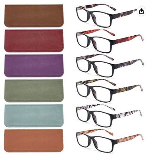 Lot of (6) Blue Light Blocking Reading Glasses for Women/Men - Lot 283