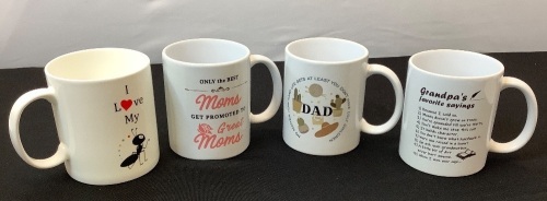 Lot of (4) Misc Mugs - Lot 286