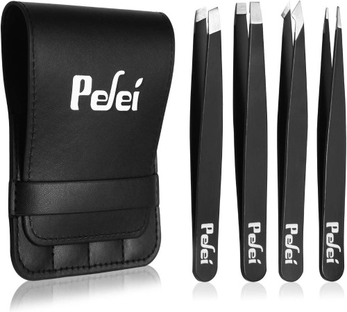 Professional Stainless Steel Tweezers Set for Eyebrows - Lot 339