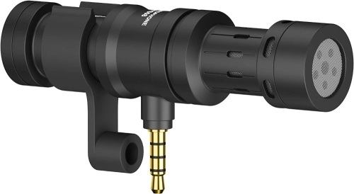 Microphone for Smartphones, Cardioid Directional Shotgun Camera Microphone, 3.5mm Jack - Lot 361