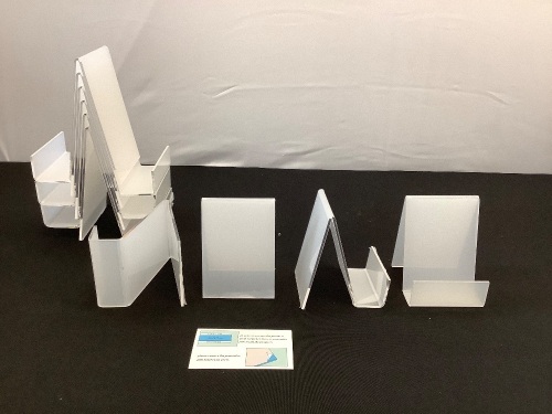 Set of 10 Rack Card/ Book Stands - Lot 398