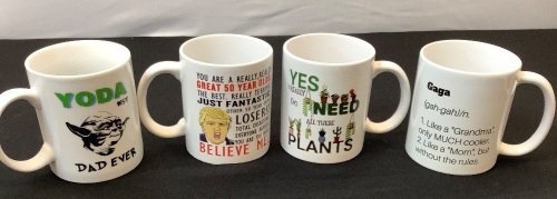 Lot of (4) Misc Mugs - Lot 437