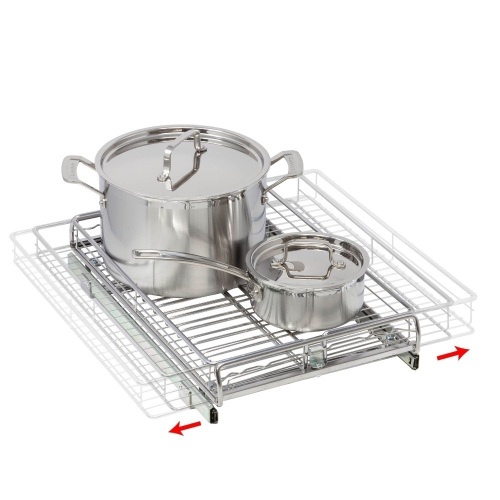 13" Pullout Size Adjustable Sliding Drawer & Cabinet Organizer - Lot 443
