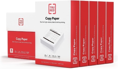 Lot of (10) Copy Paper, 8.5"x11", 20lbs, 500 Sheets/Ream, Total 5000 Sheets - Lot 457