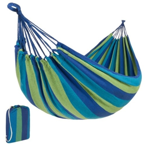 2-Person Brazilian-Style Double Hammock w/ Portable Carrying Bag - Lot 514