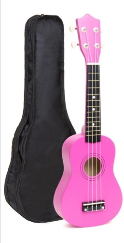 Acoustic Soprano Basswood Ukulele, 21in - Lot 569