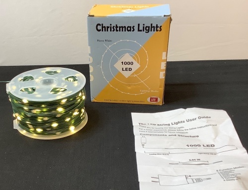 1000 Light LED Christmas Lights - Lot 710
