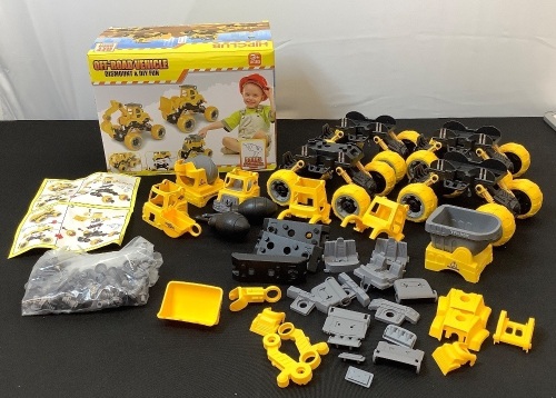 Take Apart Construction Toys Kit, Missing Screwdriver - Lot 653