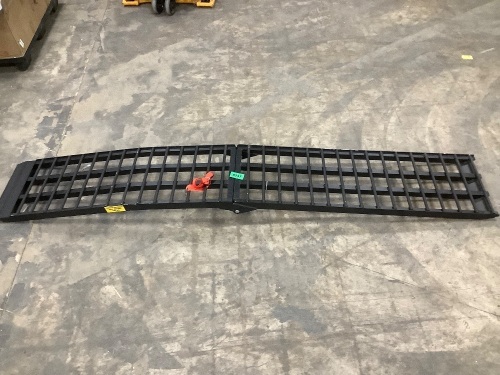 107in Foldable Black Ramp w/ Red Tow Strap - Lot 9247