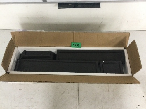 Dark Brown Wall Mounted Wood Shelves - Lot 9250