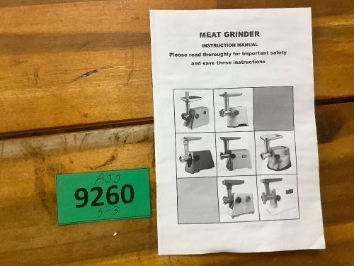 Meat Grinder - Lot 9260
