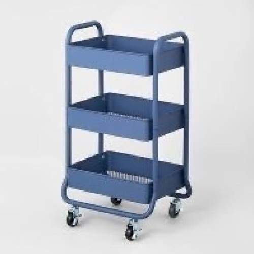 3-Tier Metal Utility Cart-Brightroom - Lot 9291