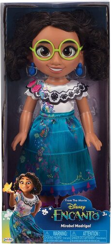 Disney Encanto Mirabel - 14 Inch Articulated Fashion Doll with Glasses & Shoes - Lot 7819