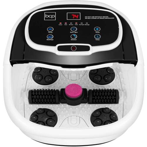 Automatic Heated Shiatsu Massage Foot Bath Spa w/ Pumice Stone - Lot 9400