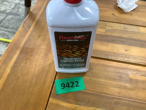 Box of Lighter Fluid Containers - Lot 9422