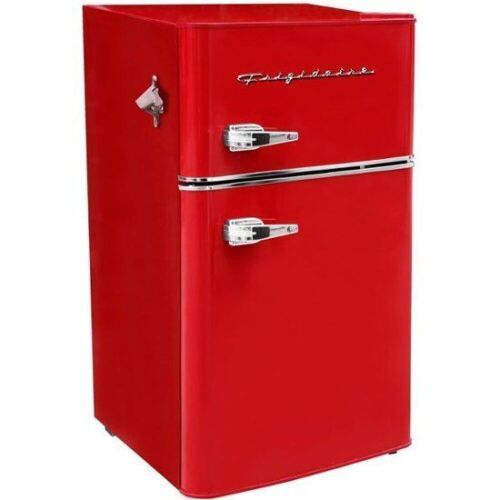 Frigidaire Retro 3.2 Cu. Ft. Mini Fridge with Top Freezer - Minor Cosmetic Damage - Lot 90