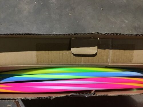 Case of (12) Sun Squad Light Up Hula Hoops - Lot 253
