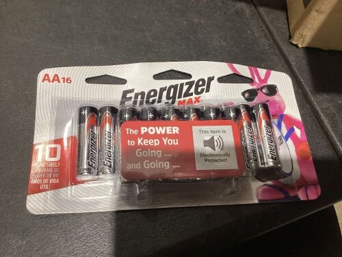 Case of (12) Energizer Max AA Batteries, 16 pack - Lot 728