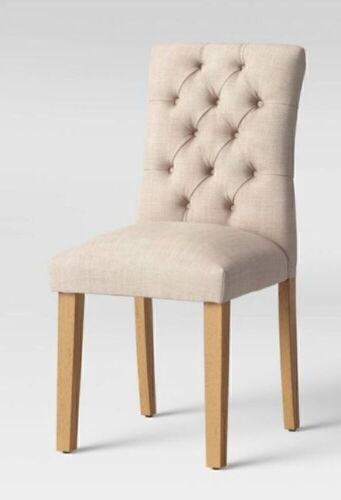 Threshold Brookline Tufted Dining Chair, Xavier Navy - Stock Photo Incorrect Color, Mousy Packaging - Lot 630