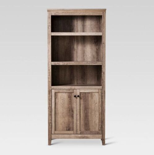 Threshold 72" Carson 5 Shelf Bookcase with Doors - Lot 143